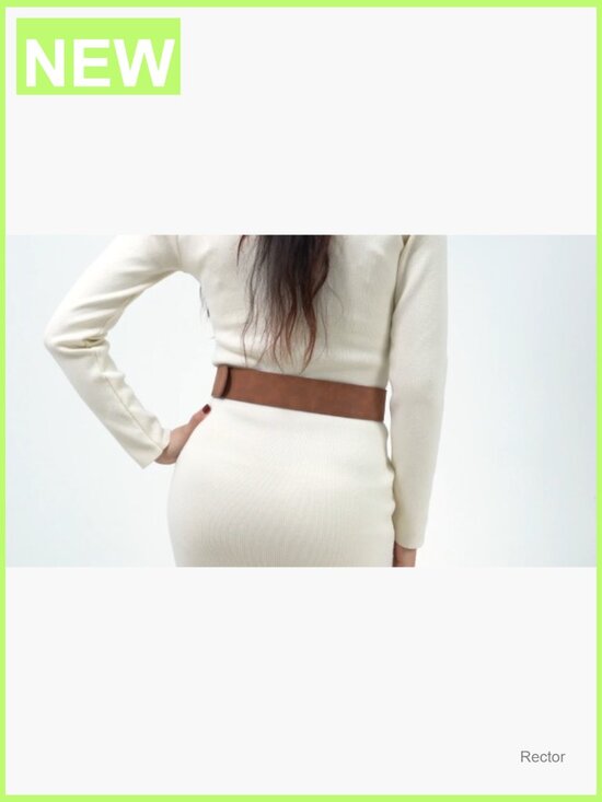 Wide Suede Belt with Gold Square Buckle, Adjustable 1.89\